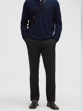 NEW! Lululemon Men’s ABC Classic Pant 30x32 Black Warpstreme Performance Trouser